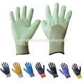 13 gauge garden color nylon nitrile glove